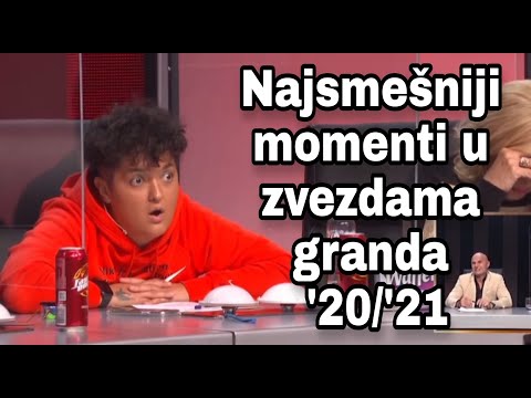 NAJSMEŠNIJI I NAJZANIMLJIVIJI MOMENTI U ZVEZDAMA GRANDA '20/'21