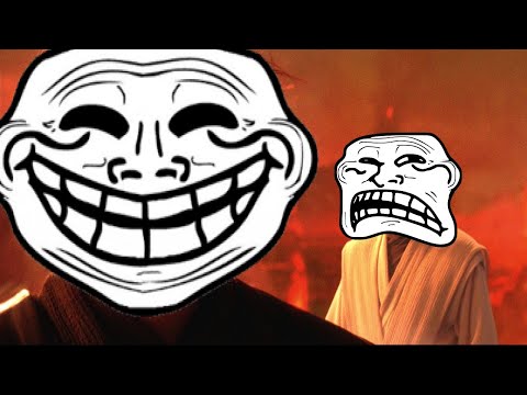 Anakin vs. Obi-Wan dubbed by Trollge (SAM)