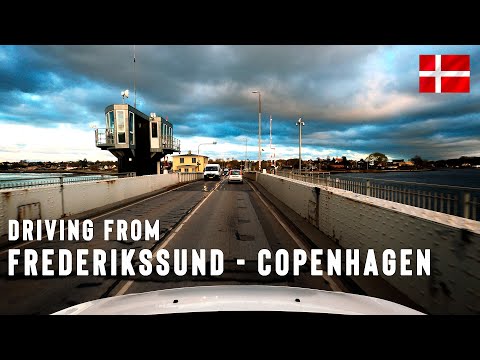 DANISH DRIVING ASMR - 4K - Frederikssund to Copenhagen