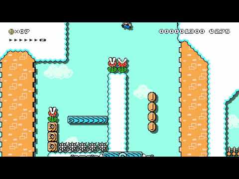 ^Sky Kingdom Ruins^ by BLR_SMM2 🍄 Super Mario Maker 2 😶 No Commentary　#acy