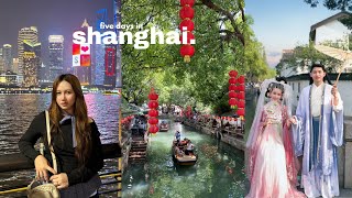 VLOG: Shanghai 5 day itinerary | Disneyland | Hanfu Rental | Imperial banquet | The Bund