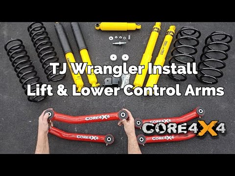 TJ Wrangler Install Lift Kit & Lower Control Arms