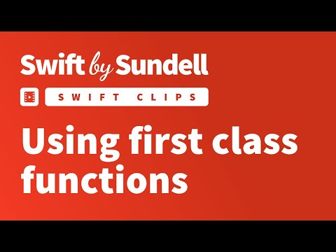 Swift Clips: First class functions thumbnail