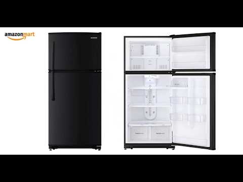 Daewoo RTE18GSBCD Top Mount Refrigerator, 18 Cu.Ft, Black, includes delivery and hookup
