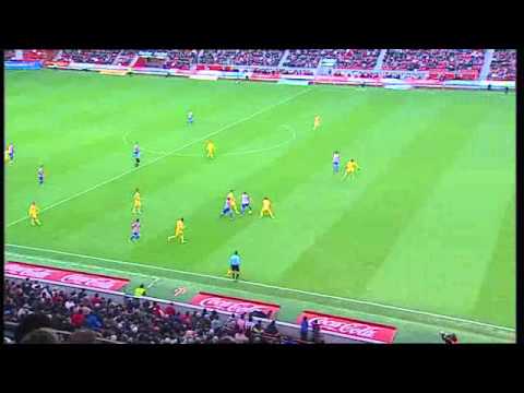 Gol Lekic [1-0]: Jª16 Real Sporting - AD Alcorcón (narración Luis Eduardo García)