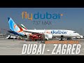 Trip Report Low Cost At Its Best Dubai Zagreb Flydubai Economy Class Boeing B737 Max 8