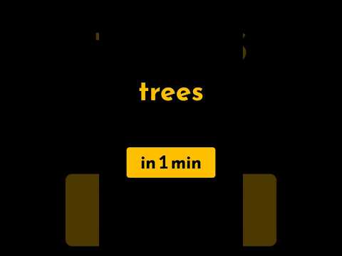 Trees in 1 min | #geekific #tree #in1min