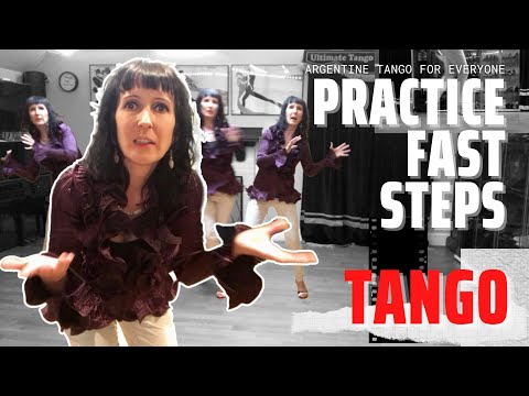 Ultimate Tango Wisdom presents how to practice quick rhythmical steps without loosing your feet.
