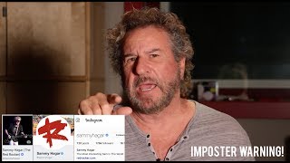 A Message From Sammy Hagar About Imposters