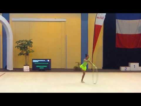 Fédérale benjamine MINAVONG Julia FRANCE Belfort 2014 Cerceau