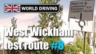 preview picture of video 'West Wickham driving test route PART 8 (Hayes Lane - Bromley Common)'