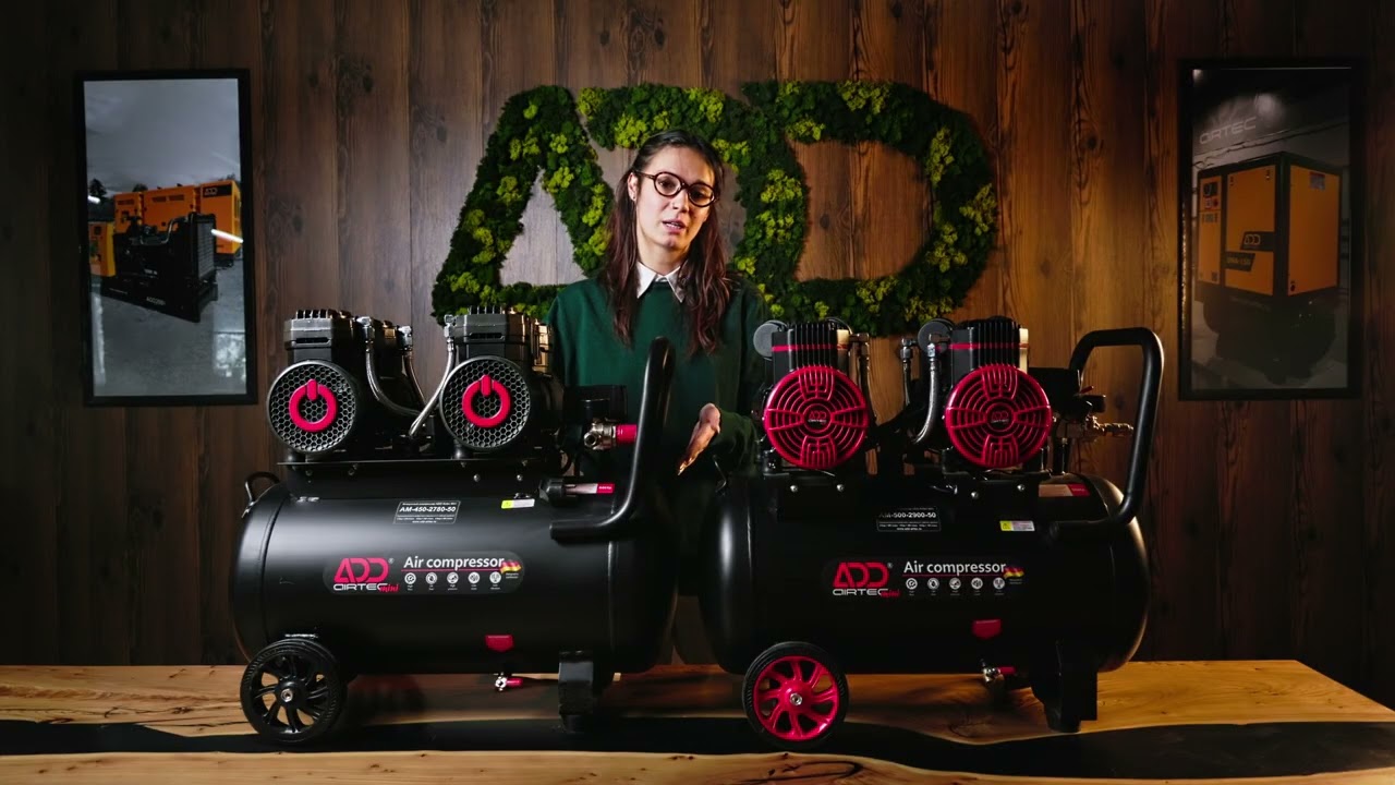 Поршневые безмасляные компрессоры ADD AIRTEC mini: для дома, гаража, мастерских