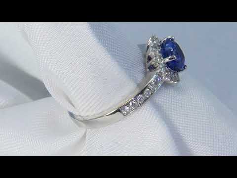 heart sapphire engagement ring 3051v2