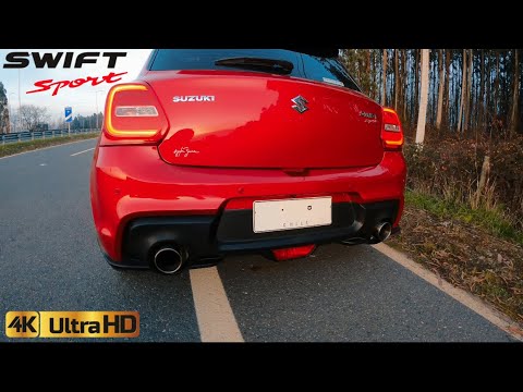 Suzuki Swift Sport Turbo (ZC33S) Stage 1 Exhaust Sound | 4K Video