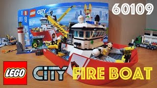 LEGO City Fire Пожарный катер (60109) - відео 1