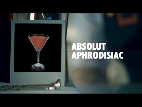 ABSOLUT APHRODISIAC DRINK RECIPE - HOW TO MIX