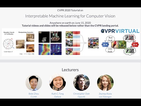 CVPR'20 Tutorial on Interpretable Machine Learning: Opening Remark