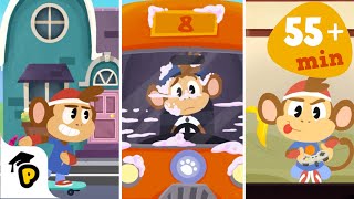A day in the life of Bip | Compilation | Kids Learning Cartoon | Dr. Panda TotoTime