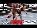 WWE 2K22 KATHERYN WINNICK V TYRIS FLARE 2 Out Of 3 Falls Count Anywhere Match 60 FPS PC