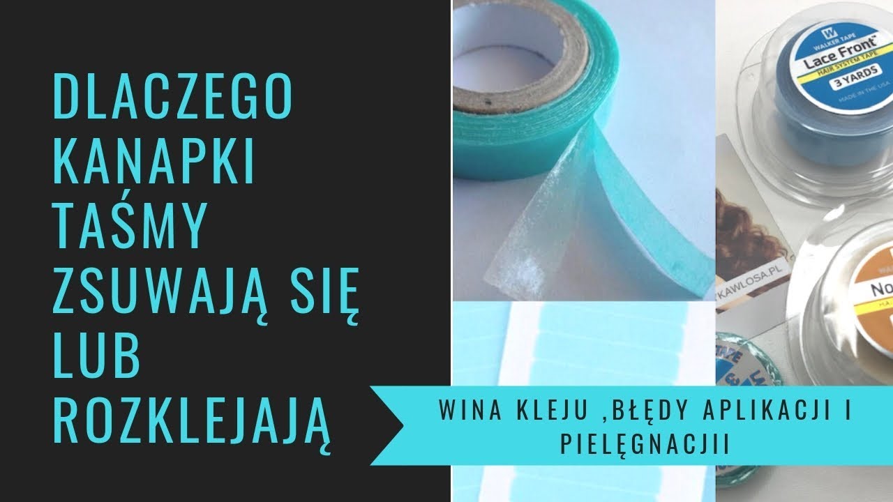 Dlaczego włosy tape on spadają,zsuwają się lub rozklejają？⭐️