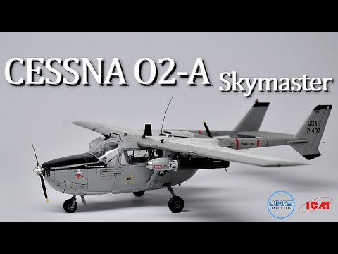 ICM 1/48 Cessna O2-A Skymaster full build