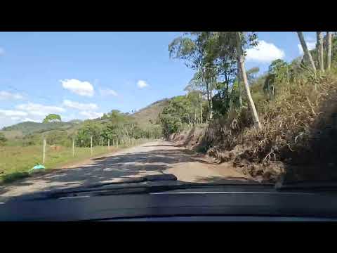 Trecho Barbacena a Bias Fortes MG 2 video da serra a cidade. 