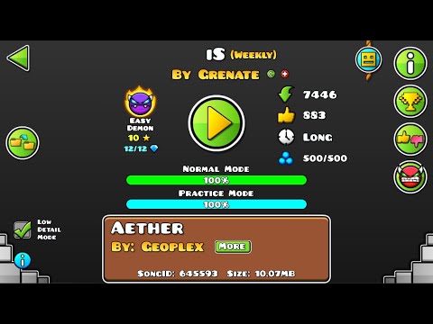 [GD] "iS" by Grenate (Weekly Demon) | Geometry Dash 2.113