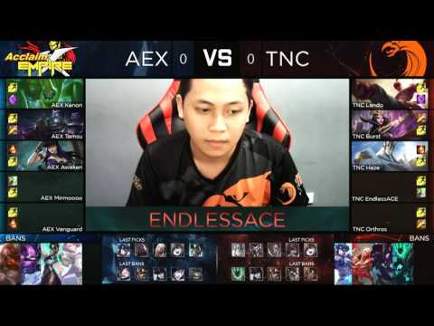 Pro Gaming Series 2017 Summer Split Week 5 Day 2 - AEX vs TNC Game 1/2