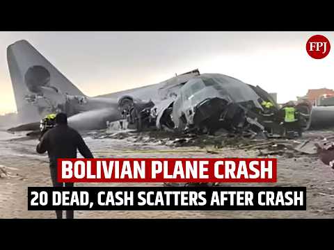 Bolivian Plane Crash: C-130 Military Aircraft Crashed, Crash Kills 20, People Rush For Cash