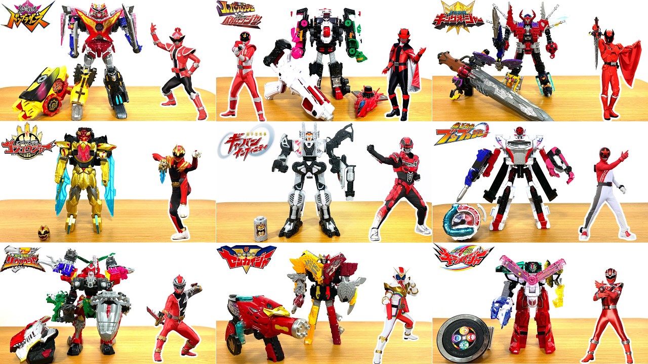 PROJECT R.E.D.！超宇宙刑事ギャバン＆スーパー戦隊の変身と変形合体ロボットを大特集するぞ！