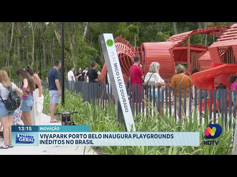 Vivapark Porto Belo inaugura playgrounds inéditos e atrai visitantes