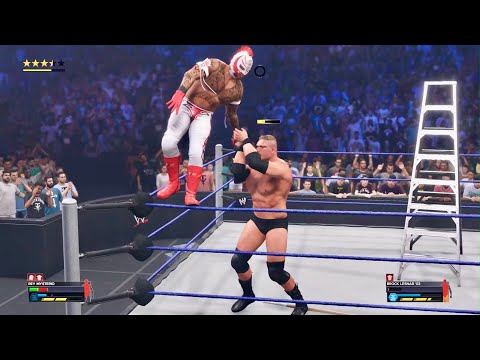 WWE 2K23 - Rey Mysterio vs Brock Lesnar -  Summerslam - TLC - PS5 HD Gameplay