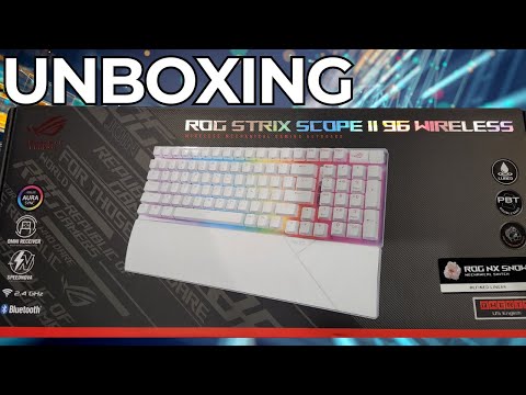 ASUS ROG STRIX SCOPE II 96 WIRELESS UNBOXING AND REVIEW!