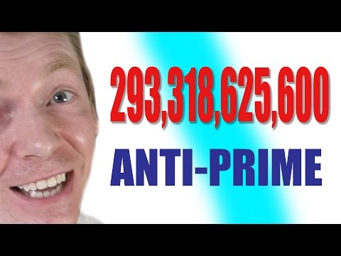 Infinite Anti-Primes (extra footage) - Numberphile