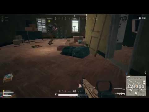 Andy's traps, pubg! Shoot the floor so he peaks, bam headshot haha