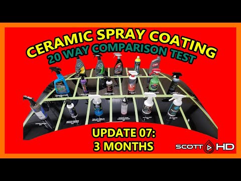 Ultimate Ceramic Spray Coating Test UPDATE 07 - 20 products compared - 90 DAY UPDATE