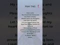 Prayer for Peace of Mind and Comfort #jesus #prayer #god