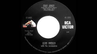 1968 Elvis Presley - Stay Away (mono 45)