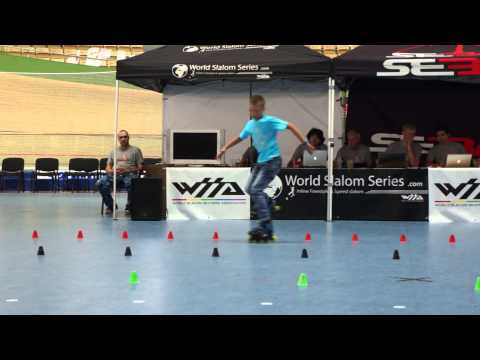 WSSA EFSC, Warsaw 2013, classic slalom men Timchenko Sergey, 6th place