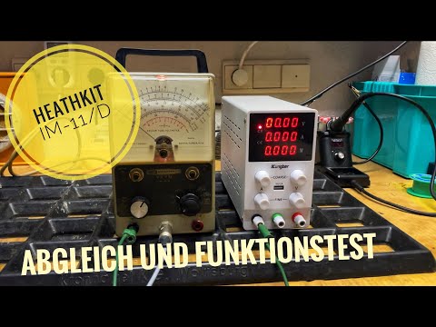Heathkit VTVM IM-11/D Abgleich und Funktionsprobe
