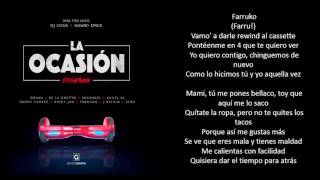 La ocasion remix letra