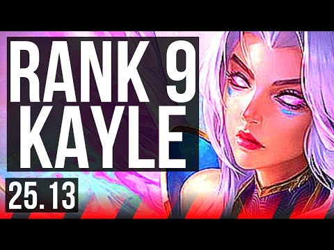 KAYLE vs RENEKTON (TOP) | 1300+ games, Rank 9 Kayle, 7/3/9 | KR Master | 25.13