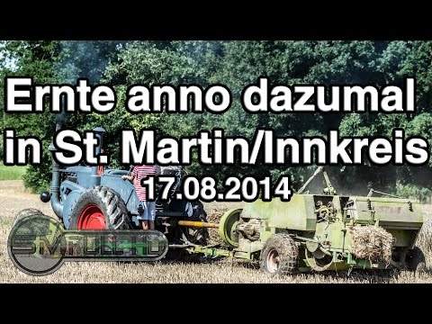 Oldtimerdrusch in St. Martin - Ernte anno dazumal