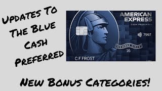 Updates To The American Express Blue Cash Preferred - New Earning Rates| Waller's Wallet