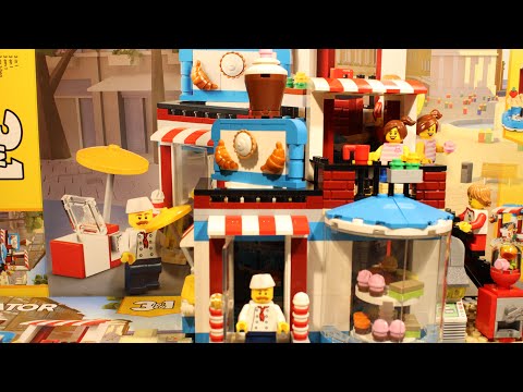 Lego Set 31077Creator 3 in 1 Modulares Zuckerhaus echten Steine Der Aufbau Stop Motion
