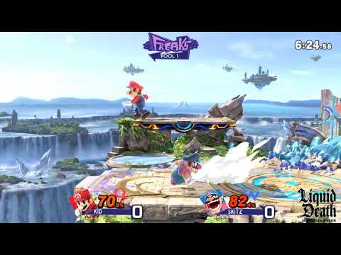 Skitz (Wario) vs Kid (Mario) | FREAKS IRL SMASH @ FREE PLAY RICHARDSON 19 ft Muteace, Danbi, Gidy an