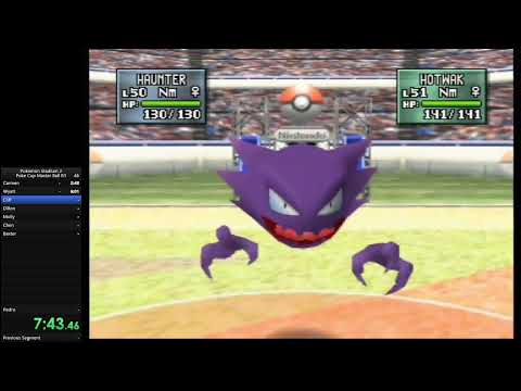 Poke Cup Master Ball R1 WR 28:28 -- Pokemon Stadium 2