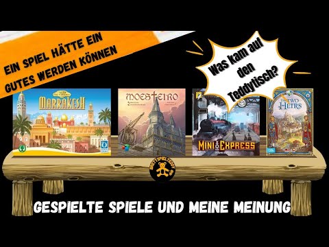 Was kam auf den Teddytisch - Gespielte Spiele und meine Meinung - Brettspiel Teddy - Board Games