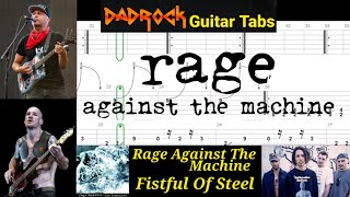 Fistful Of Steel - Rage Against The Machine - Guitar + Bass TABS Lesson 