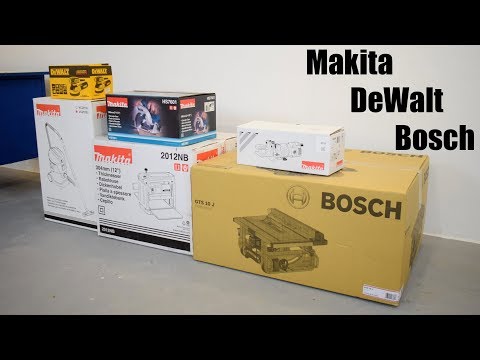 Unboxing My New Tools -  Makita, DeWalt, Bosch
